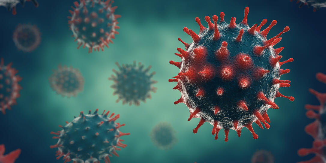 Coronavirus, Flu or SARS virus. Coronavirus, Flu or SARS virus.