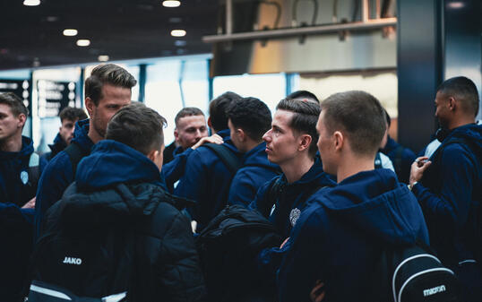 Gestern reiste die Fussball-Nati  von Zürich mit einem Charterflugzeug direkt nach Murcia.