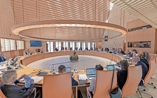 Liechtensteiner Landtag in Vaduz
