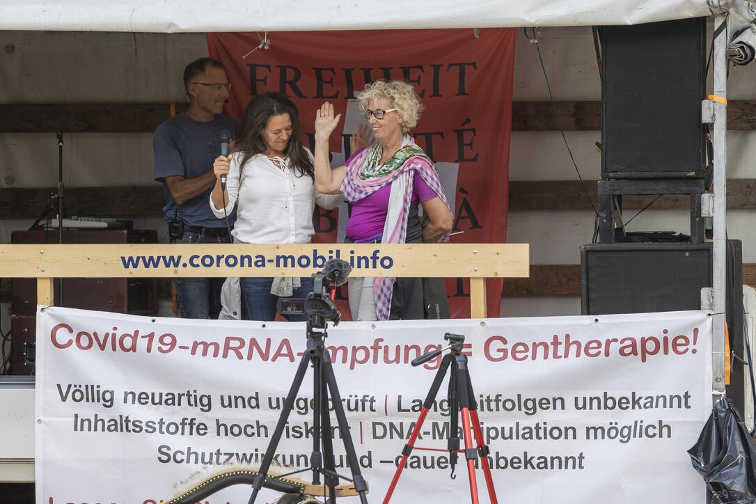 Corona Demo in Vaduz