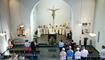 Dankesgottesdienst und Besichtigung des neuen neuen Glockenstuhles in der Theresienkirche in  Schaanwald