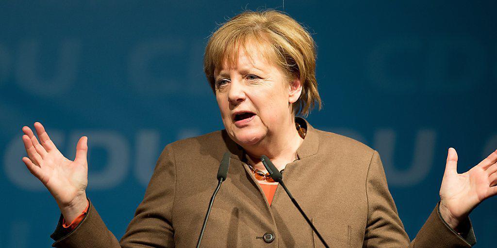 Ihre Beliebtheit steigt: Die deutsche Kanzlerin Angela Merkel. (Archivbild)