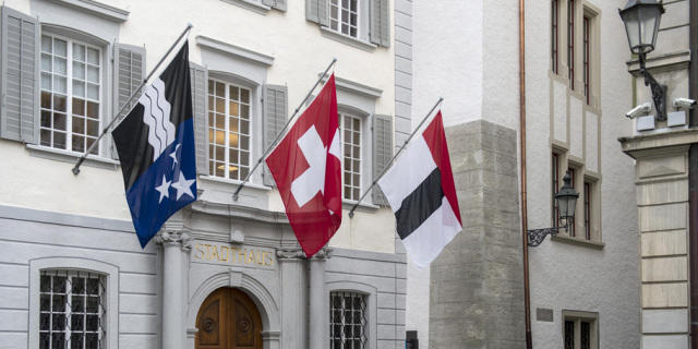 Blick auf das Stadthaus in Baden (Archiv)