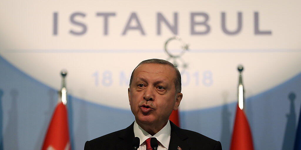 Warf Israel "Nazi-Methoden" vor: der türkische Präsident Recep Tayyip Erdogan am Gipfel der Organisation für Islamische Zusammenarbeit (OIC) in Istanbul.