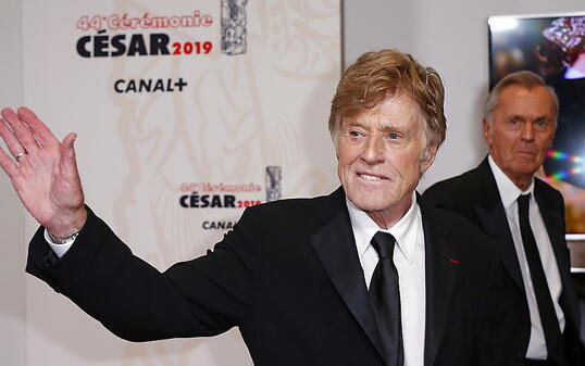 Der Ehren-César wurde am Freitagabend dem amerikanischen Schauspieler und Filmregisseur Robert Redford überreicht.