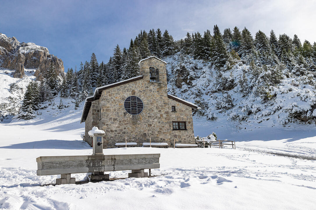 Erster Schnee in Liechtenstein