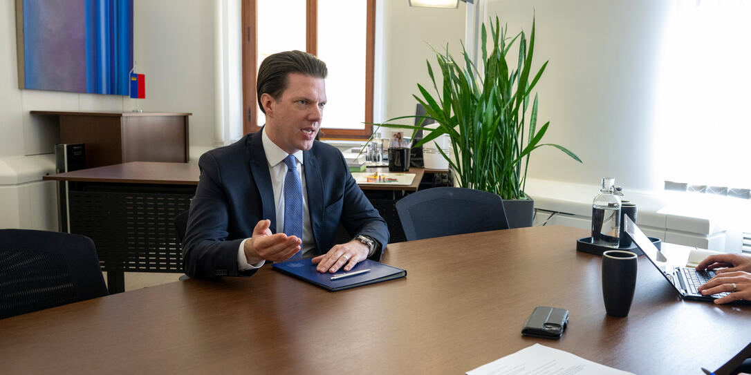 Interview Manuel Frick zur Spitalabstimmung Interview Manuel Frick zur Spitalabstimmung