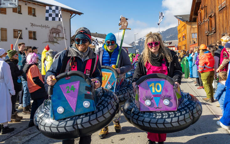 Fasnachtsumzug in Malbun