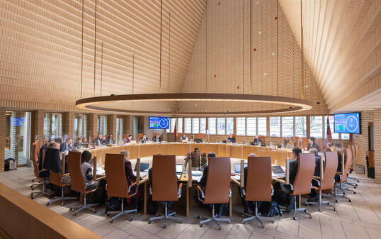 Liechtensteiner Landtag in Vaduz