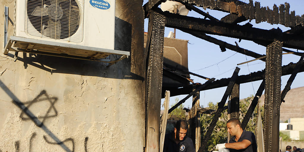 Rückschlag für die israelischen Ermittler nach dem Brandanschlag in Duma von Ende Juli: Alle Verdächtigen befinden sich wieder auf freiem Fuss. (Archiv)