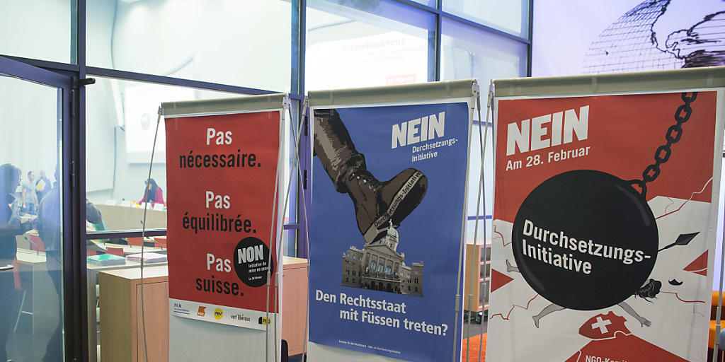 Es formiert sich weiterer Widerstand gegen die SVP-Durchsetzungsinitiative. Das Wirtschaftskomitee succèSuisse wehrt sich vehement gegen das Volksbegehren. (Archiv)