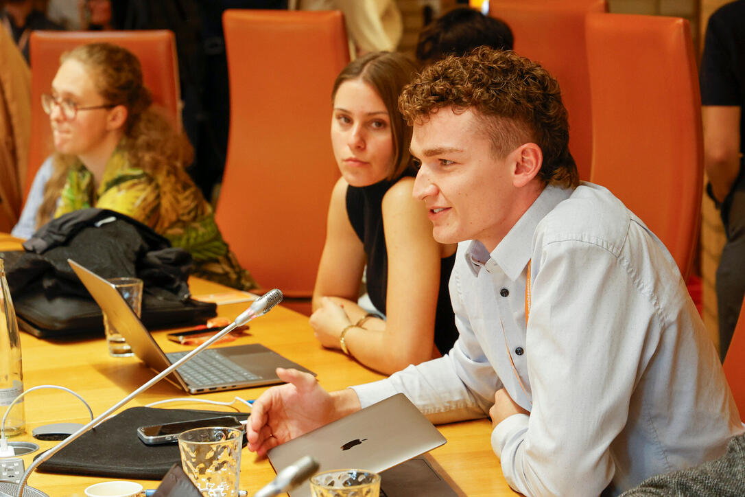 10. Jugendsession im Liechtensteiner Landtag.