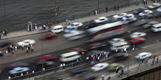 Kairo droht fast täglich der Verkehrskollaps (Archiv)