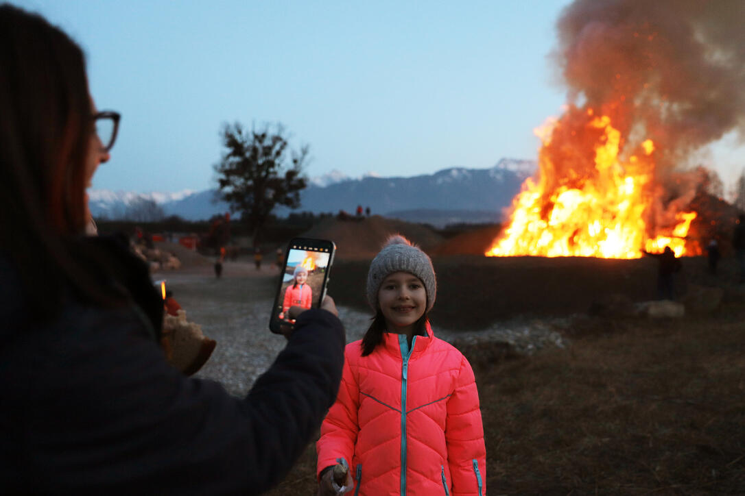 Funkensamstag in Rüthi