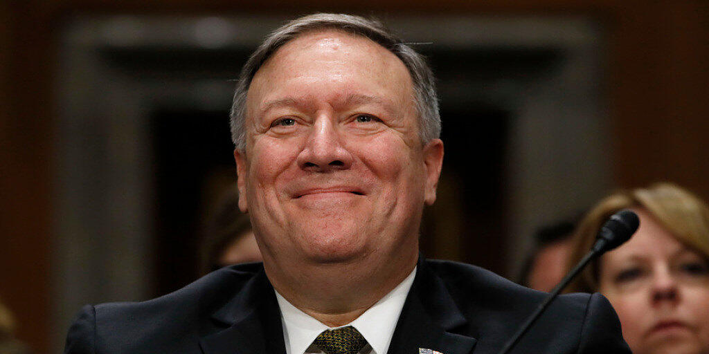 Kann sein Amt antreten: Der designierte US-Aussenminister Mike Pompeo, Nachfolger des von Präsident Donald Trump entlassenen Rex Tillerson. (Archiv)