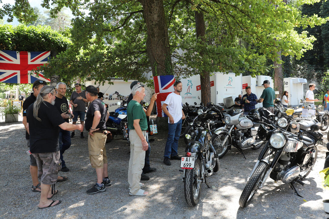 British Biker Meeting in der Heuwiese