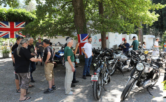 British Biker Meeting in der Heuwiese