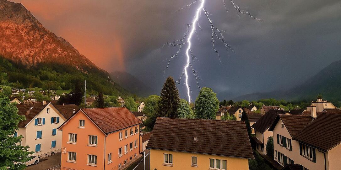 Dieses energiegeladene Foto eines Blitzes hat Leser Christian Hausmann an einem Dienstagabend des Mais in Schaan geschossen.