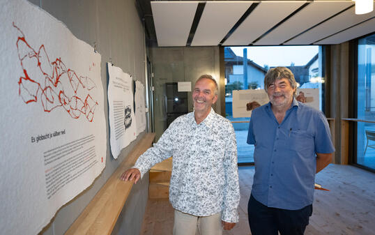 240830 Vernissage Ewald Frick «Steger Manuskripte», Schaan