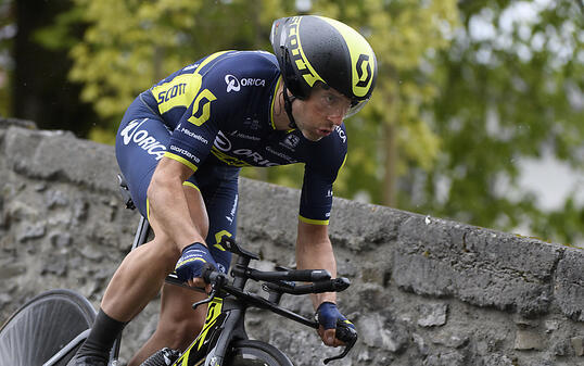 Michael Albasini vor genau einem Jahr beim Start zur Tour de Romandie