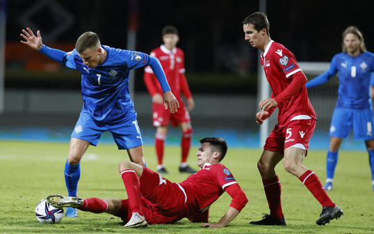 ICELAND LIECHTENSTEIN WCUP 2020 SOCCER