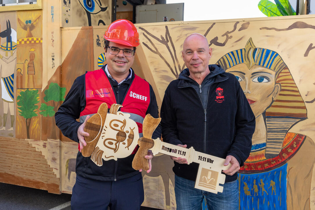 Fasnachtsbeginn und Schlüsselübergabe in Ruggell (11.11.2025)