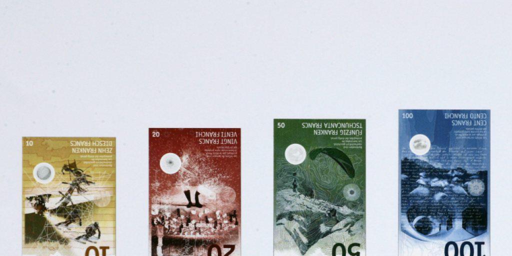 Entwurf für die neue Banknotenserie aus dem Jahr 2005: Ob die neuen Noten tatsächlich so aussehen werden ist noch unklar. Klar ist aber: Die neue Serie kommt ab April 2016 in Umlauf (Archiv).