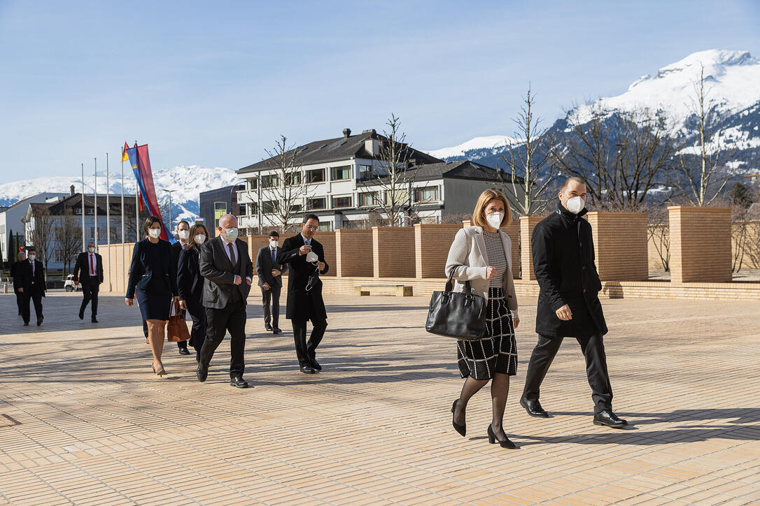 Landtagseröffnung 2021 in Vaduz