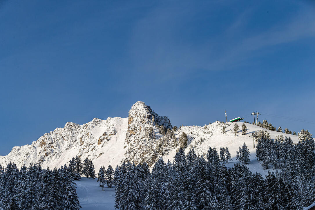 Erster Schnee in Liechtenstein