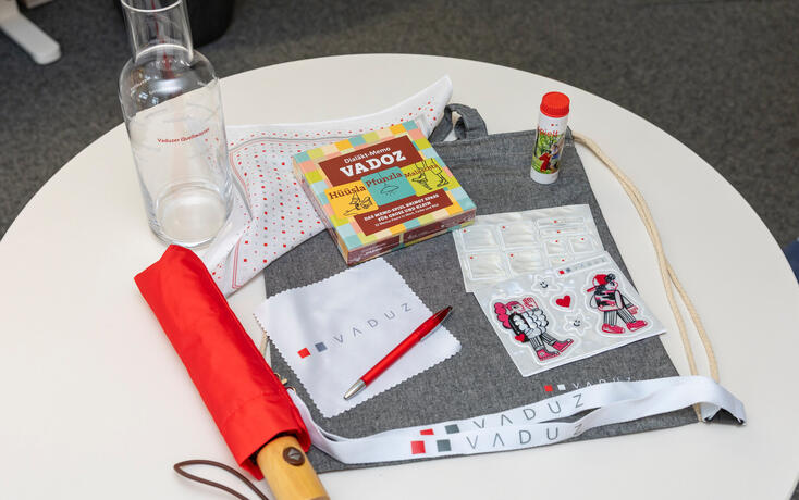 Merchandise Artikel in Vaduz