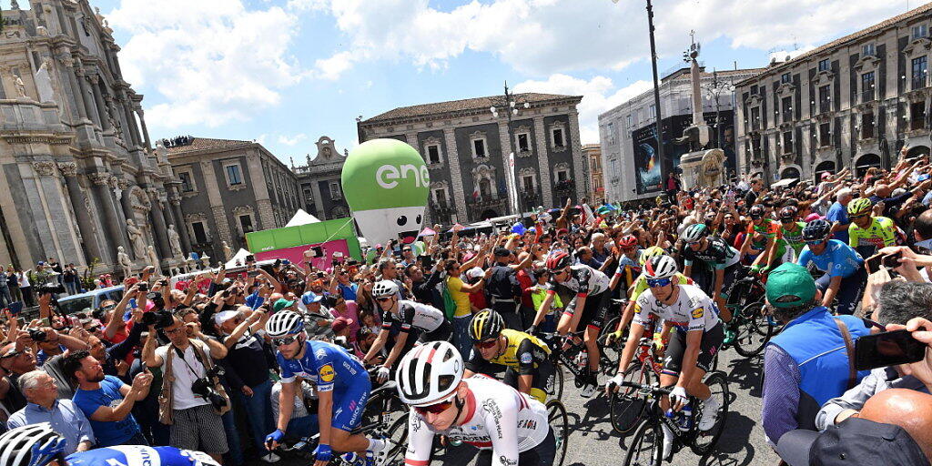 Die 5. Etappe des Giro d'Italia 2018 endete mit dem Tagessieg des Italieners Enrico Battaglin