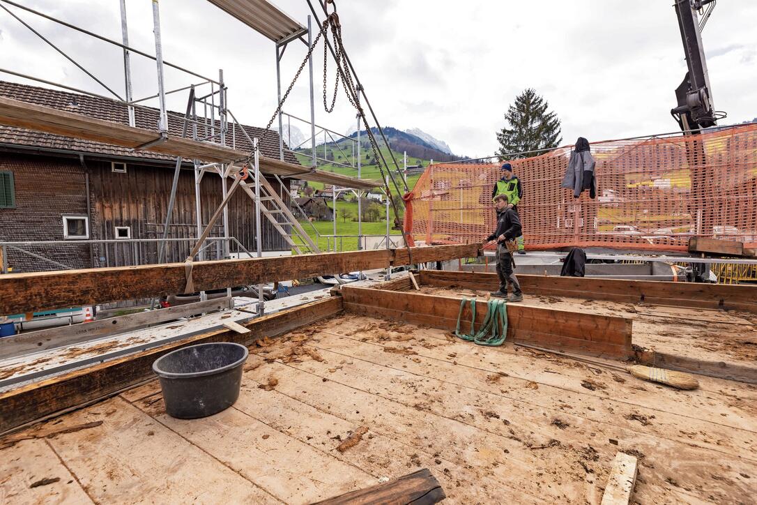 Haus Abbruch in Grabs