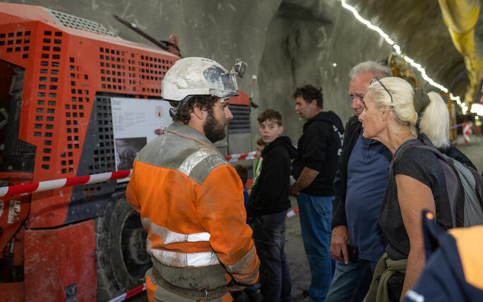 Stadttunnel Feldkirch - Tag der offenen Baustelle