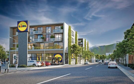 Visualisierung Lidl in Eschen