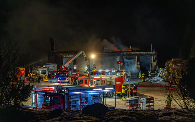 Brand Heizwerk Malbun (16.12.2025)