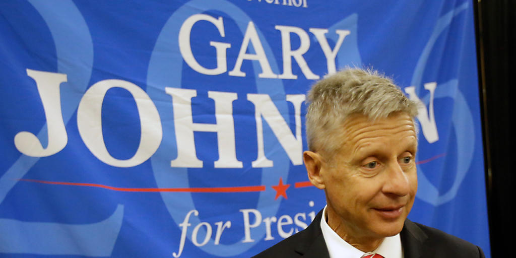 Gary Johnson steigt für die Libertarians in das Rennen um das Amt des US-Präsidenten ein.