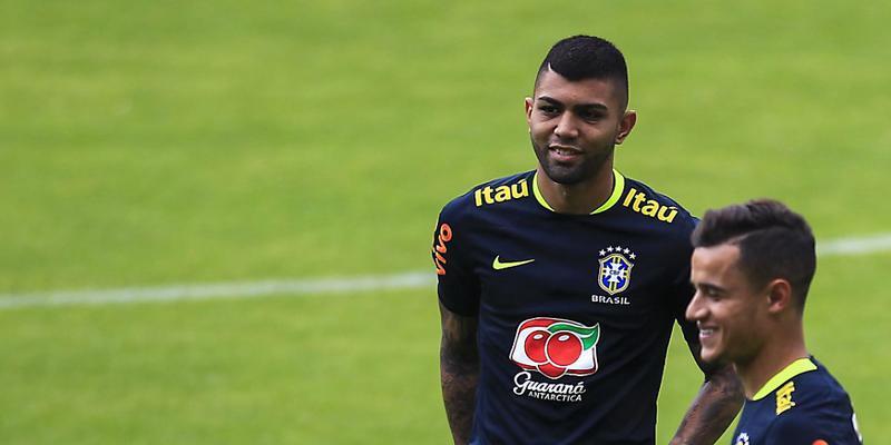 Gabriel Barbosa (links) verstärkt Inter Mailand