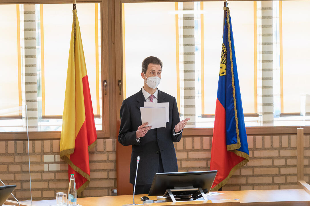 Landtagseröffnung 2021 in Vaduz