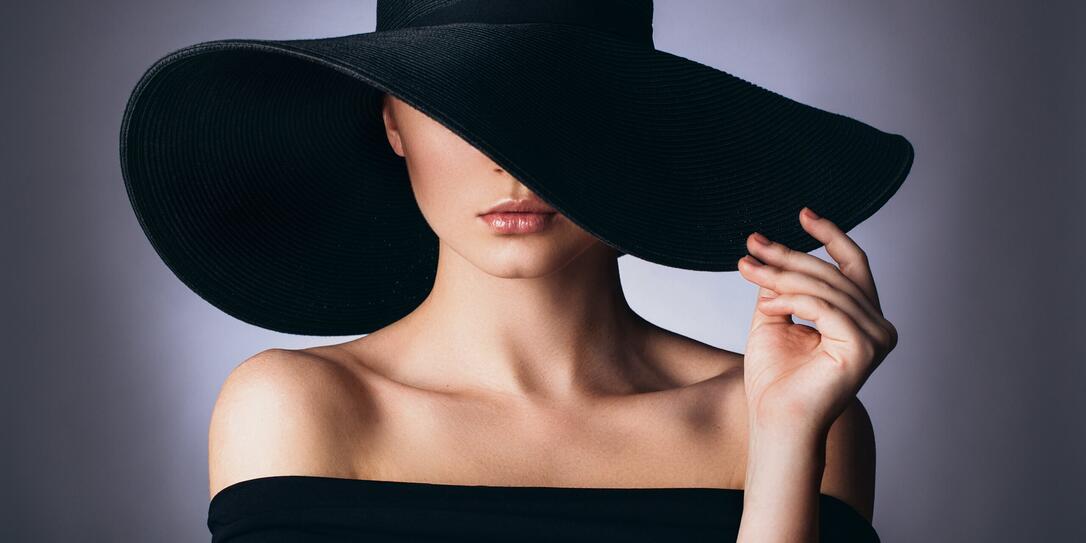 Studio shot of young beautiful woman