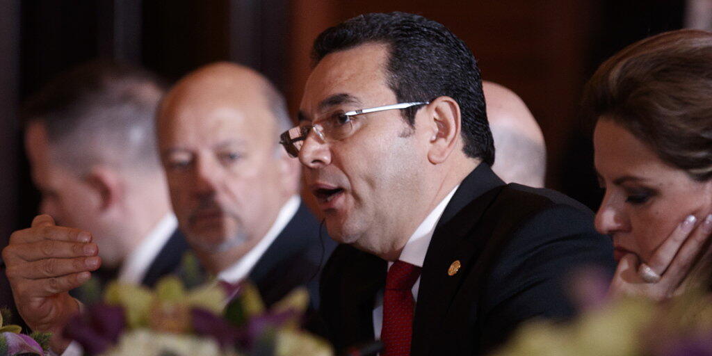 Der Präsident Guatemalas Jimmy Morales kann sich erneut Ermittlungen wegen Korruptionsverdachts entziehen. (Archivbild)