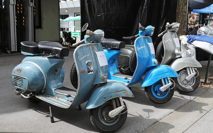 Vespa-Treff in Buchs