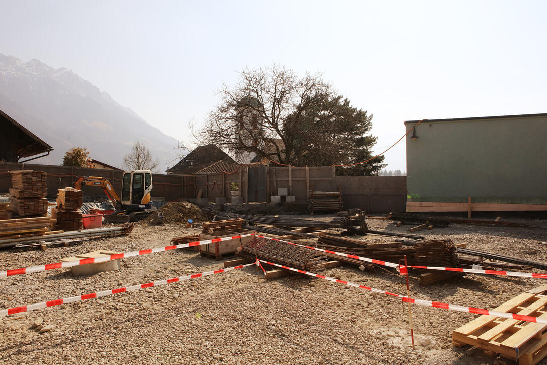 Tag der offenen Baustelle Kindergarten und Doppelturnhalle in Ma