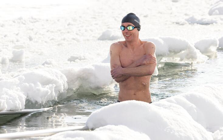 Neujahrsschwimmen, Gamprin