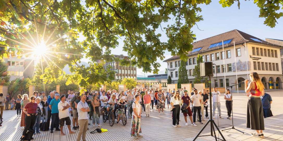 Klima-Demo in Vaduz
