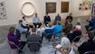 Diskussionsrunde im Rahmen der Ausstellung "Form-Farbe-Fläche"