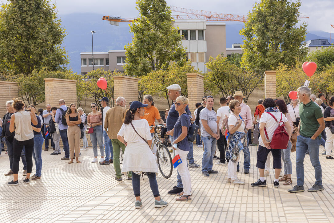 Corona Demo in Vaduz