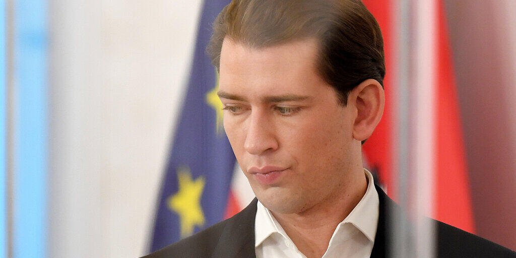 Sebastian Kurz (ÖVP), Bundeskanzler von Österreich, spricht nach einer Sitzung des Ministerrates. Foto: Roland Schlager/APA/dpa