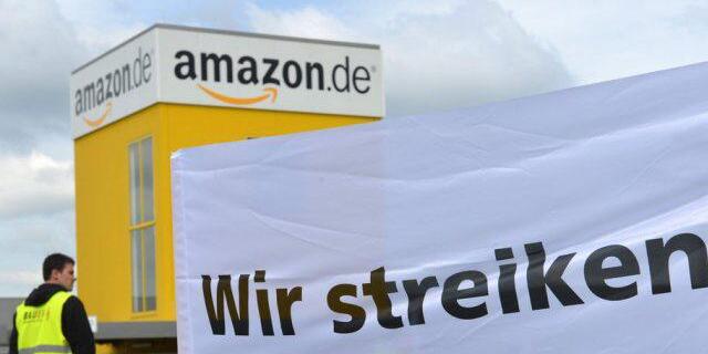 Mehrere tausend Amazon-Mitarbeiten haben gestreikt