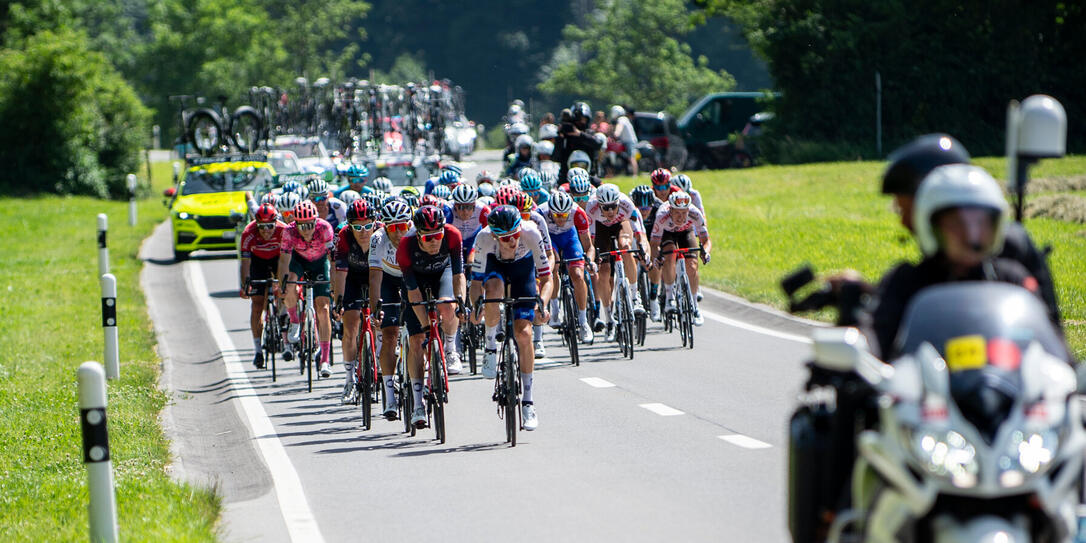 Bereits letztes Jahr f&uuml;hrte im Rahme der sechsten Etappe der Tour de Suisse die Fahrer durch Balzers.