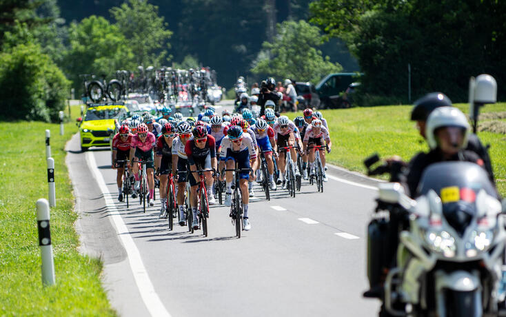 Bereits letztes Jahr f&uuml;hrte im Rahme der sechsten Etappe der Tour de Suisse die Fahrer durch Balzers.